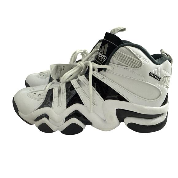 Adidas Crazy 8 Basketball Shoes Men's Size 11.5 Kobe White Black IE7198 New